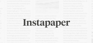 instapaper header