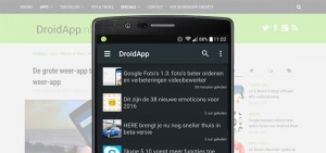 DroidApp App 1.1 header