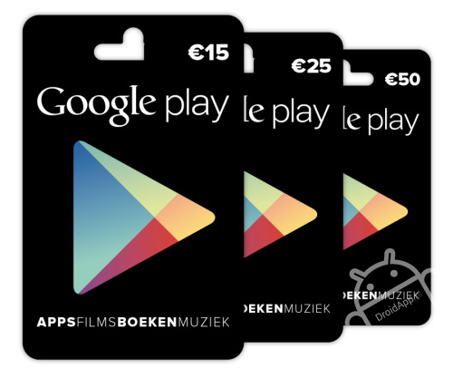 Google maakt verkooppunten bekend voor Play Gift Card