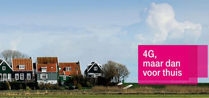 eerste Brochure succes T-Mobile Unlimited 4G voor Thuis gelanceerd: alternatief voor vast internet