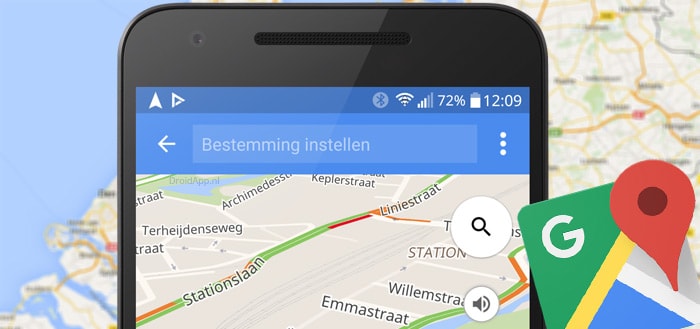 Google Maps test handige knop 'huidige zonder navigatie te verlaten