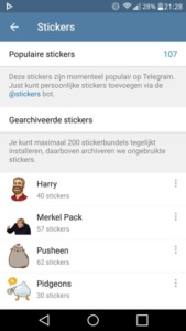  Telegram  3 11 eigen cloud  opslag verbeterde sticker  