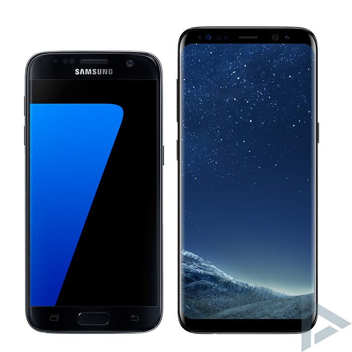 Alfabetische volgorde Halve cirkel Vermaken Wat zijn de verschillen tussen de Galaxy S7 (Edge) en Galaxy S8 (Plus)?