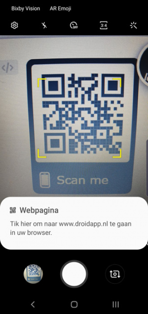 qr scanner samsung s8