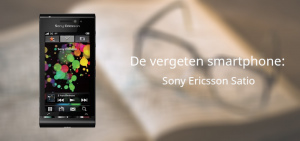 Sony Ericsson Satio vergeten header