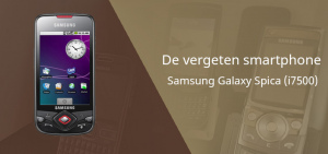 Samsung Galaxy Spica vergeten header