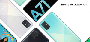 Samsung Galaxy A71 header