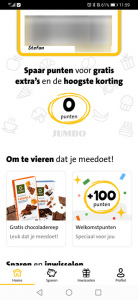 Jumbo Extra's app: sparen voor gratis boodschappen en dagjes uit