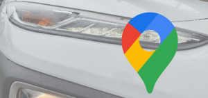 Google Maps header