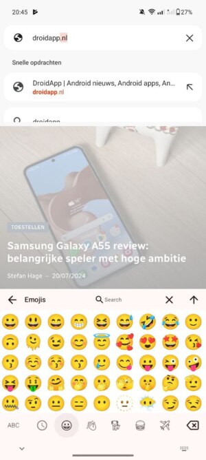 FUTO toetsenbord ook met emoji