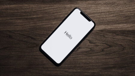 iPhone Hello header