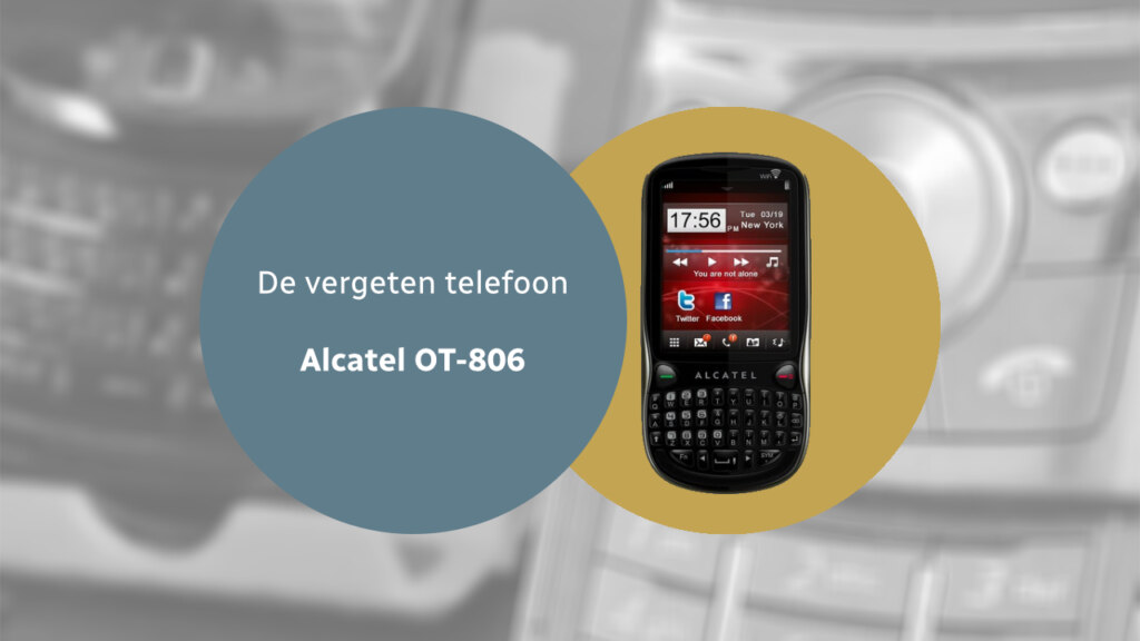 Alcatel OT-806 vergeten header