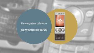 Sony Ericsson W705 vergeten header